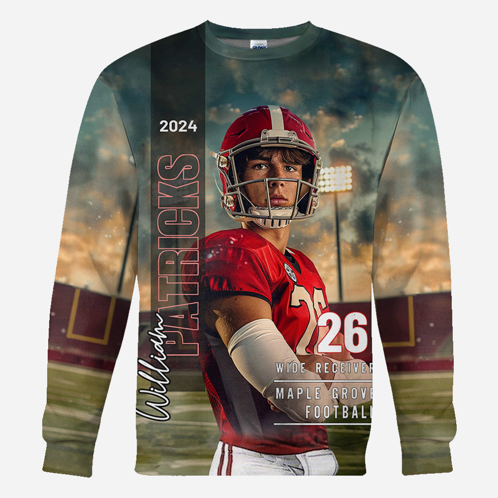 Pround Mom/ Dad/... Game Day & Everyday - Personalized Football All Over Shirt