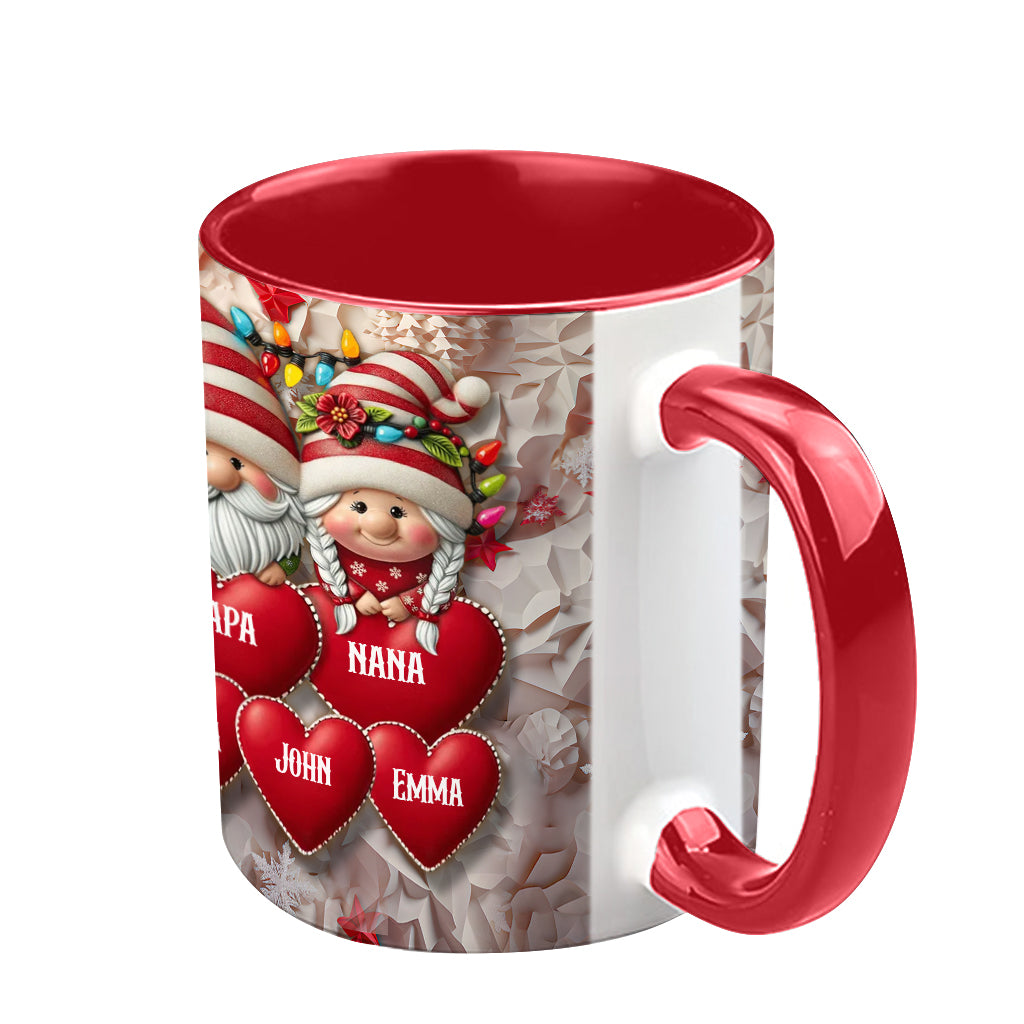 Ich liebe meine Familie – Personalisierte Tasse mit Familienmotiv