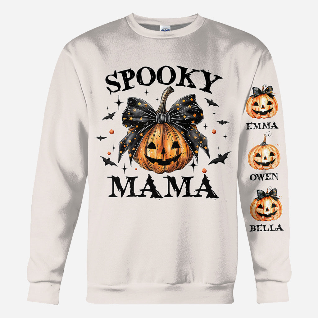 Gruselige Mama – Personalisiertes Mutter-Shirt