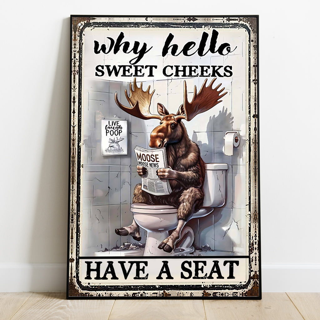 Setz dich hin – Jagd-Leinwand und Poster