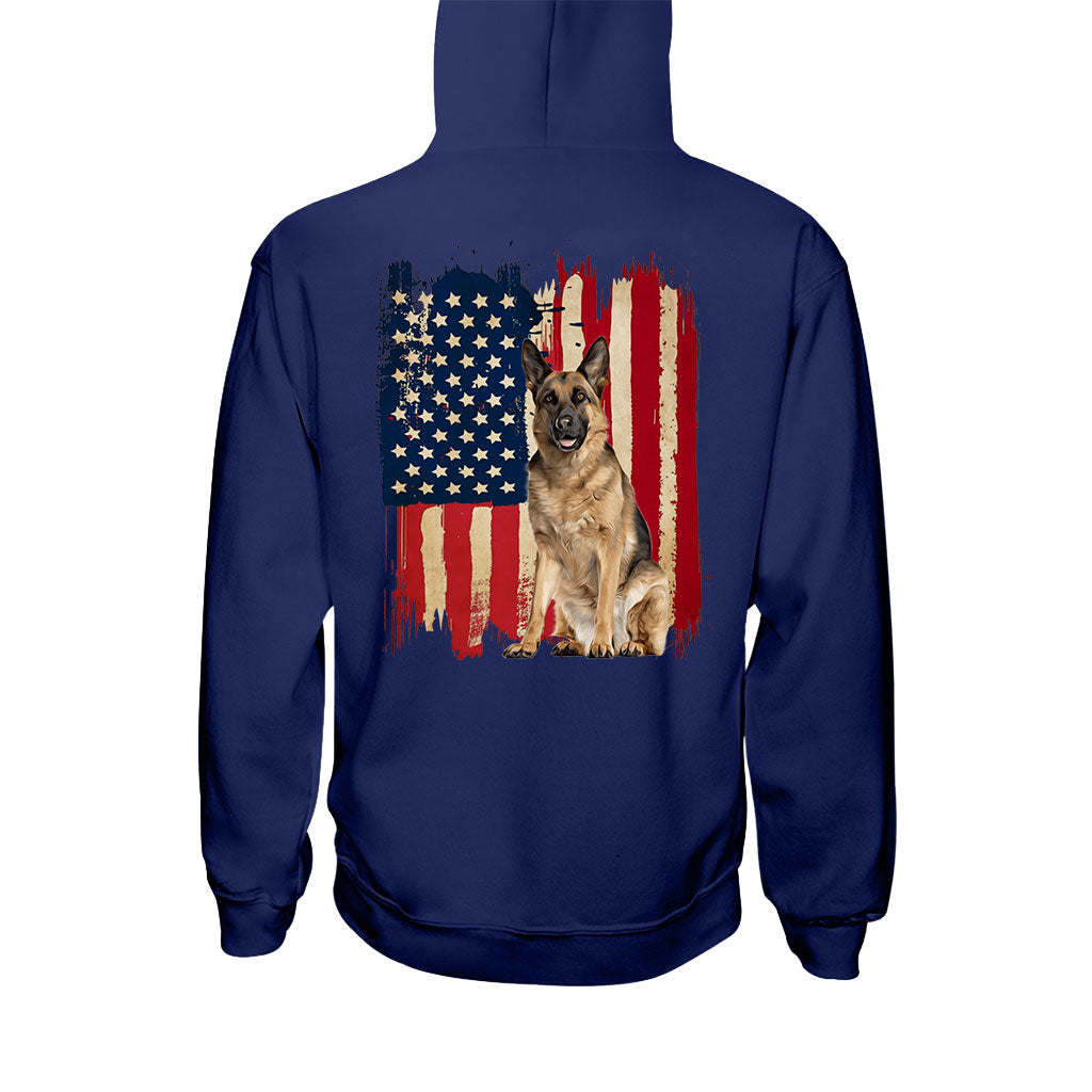 Welpenflagge – Personalisiertes Hunde-T-Shirt und Hoodie