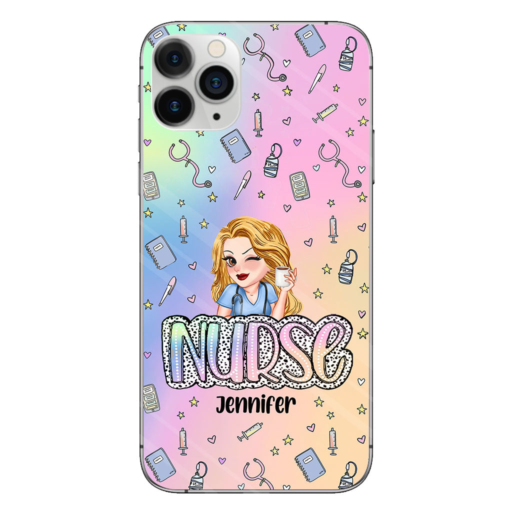 Nurse Life - Personalized Nurse Clear Phone Case