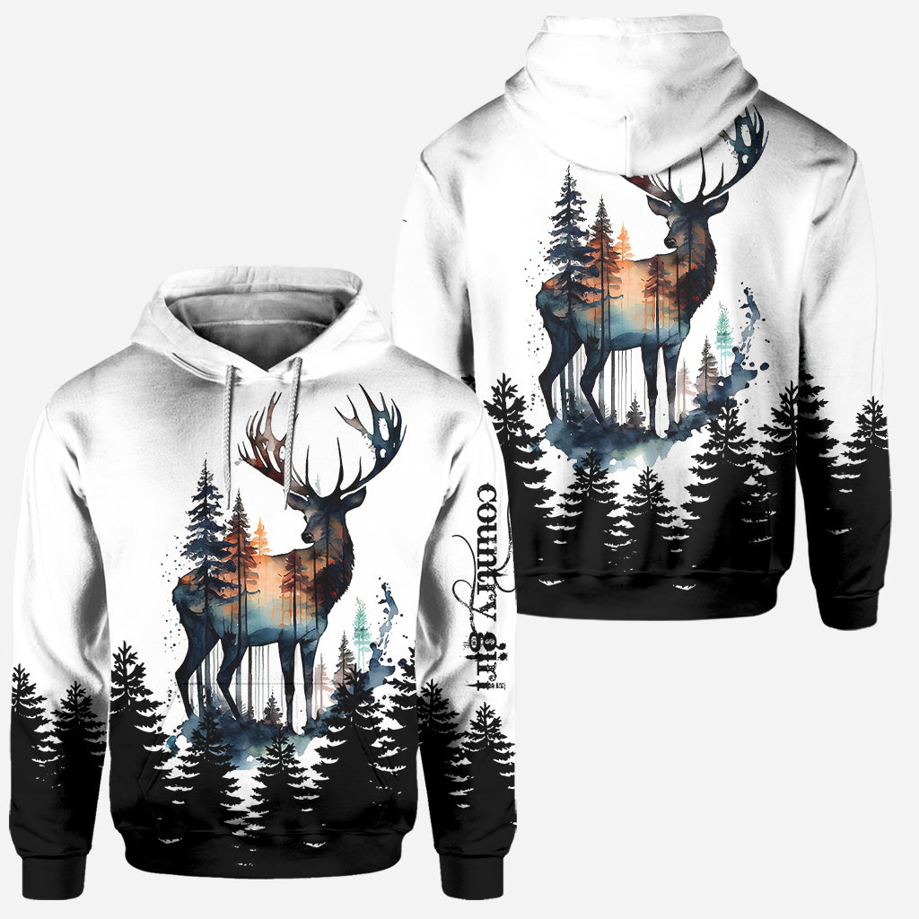 Country Girl – Personalisierter Jagd-Hoodie und Leggings