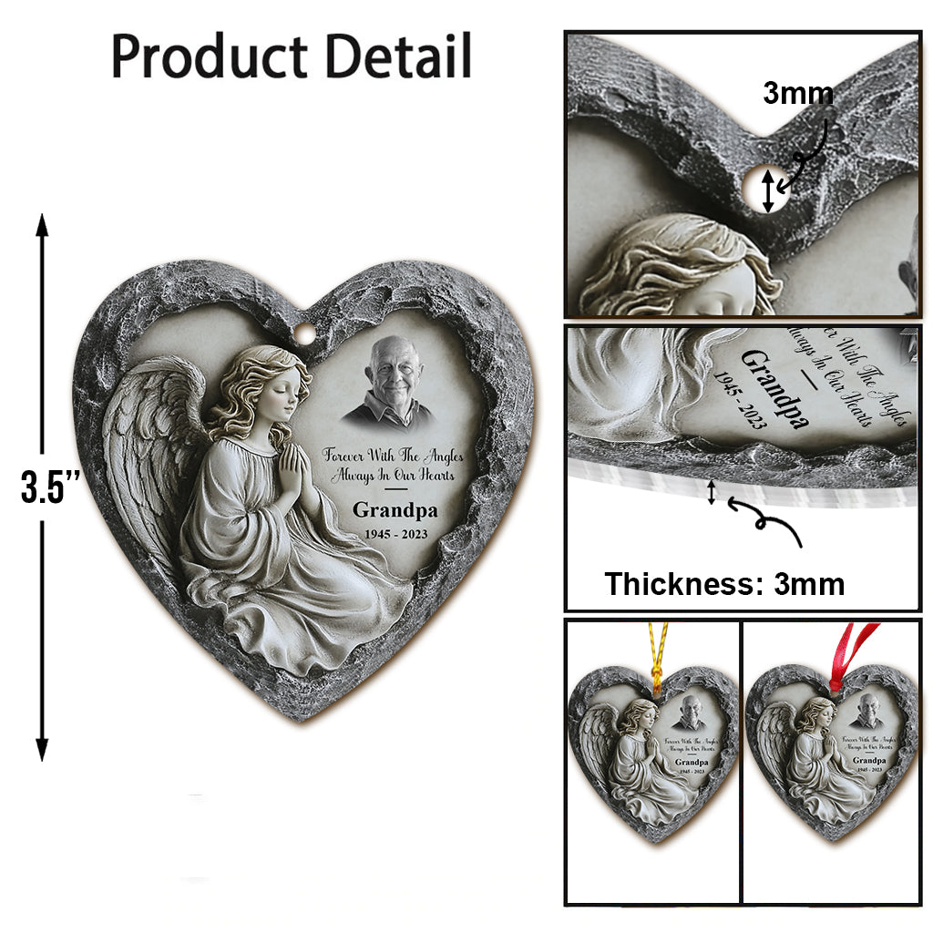 Für immer bei den Engeln, immer in unseren Herzen – personalisierter Gedenkschmuck