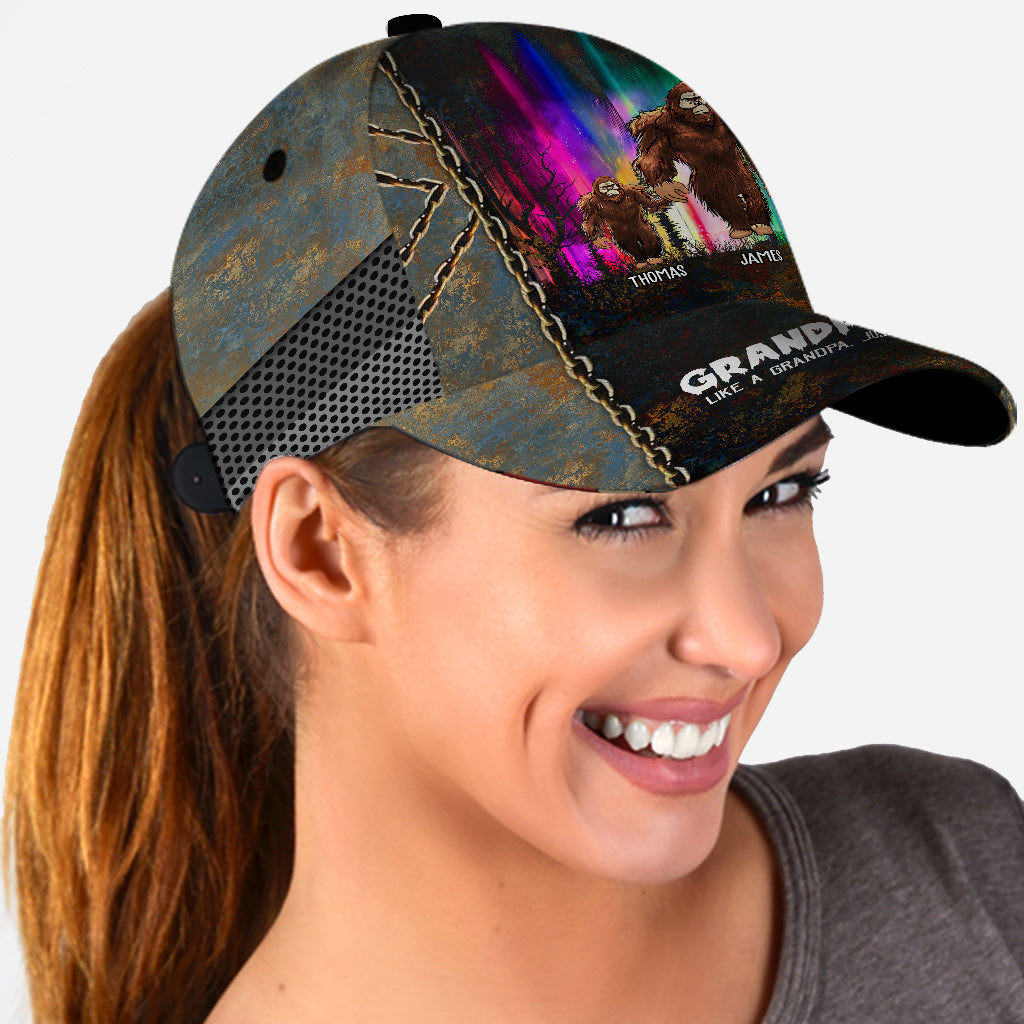 Grandpasquatch - Personalisierte Grandpa Classic Cap