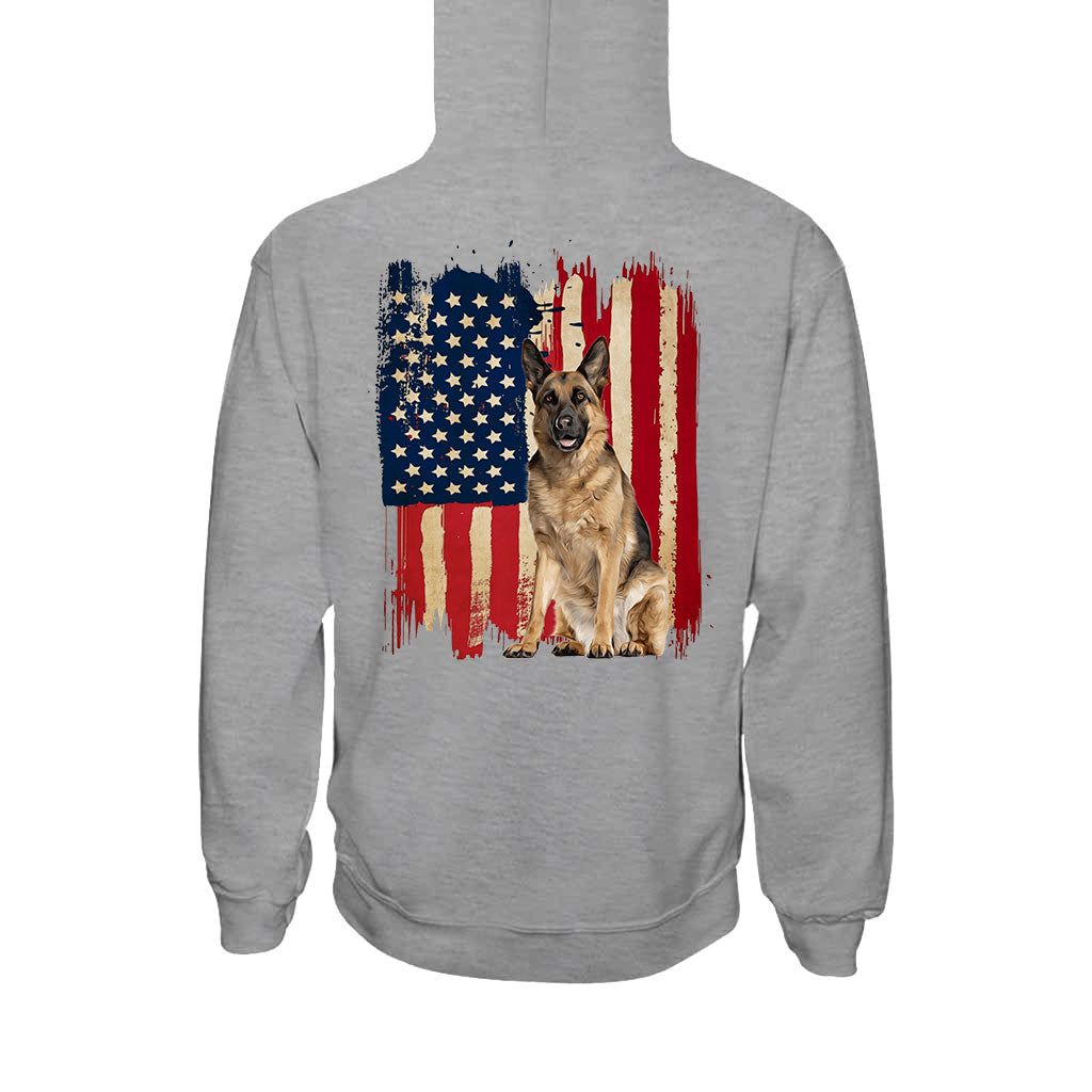 Welpenflagge – Personalisiertes Hunde-T-Shirt und Hoodie
