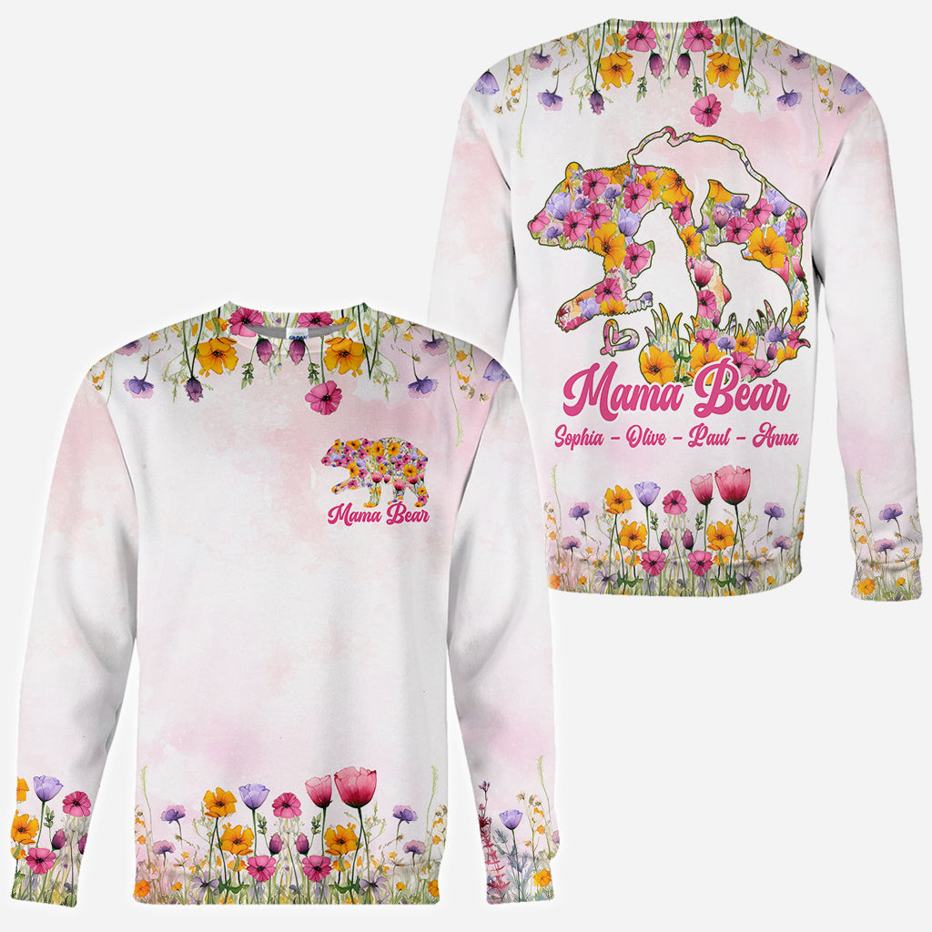 Mama Bär - Personalisiertes Mutter-Shirt