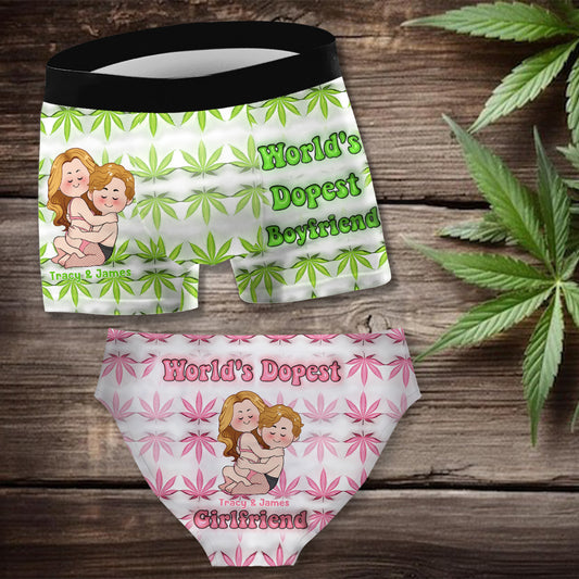 Best Buds – Personalisierte Weed-Slips für Damen und Herren (Boxershorts)
