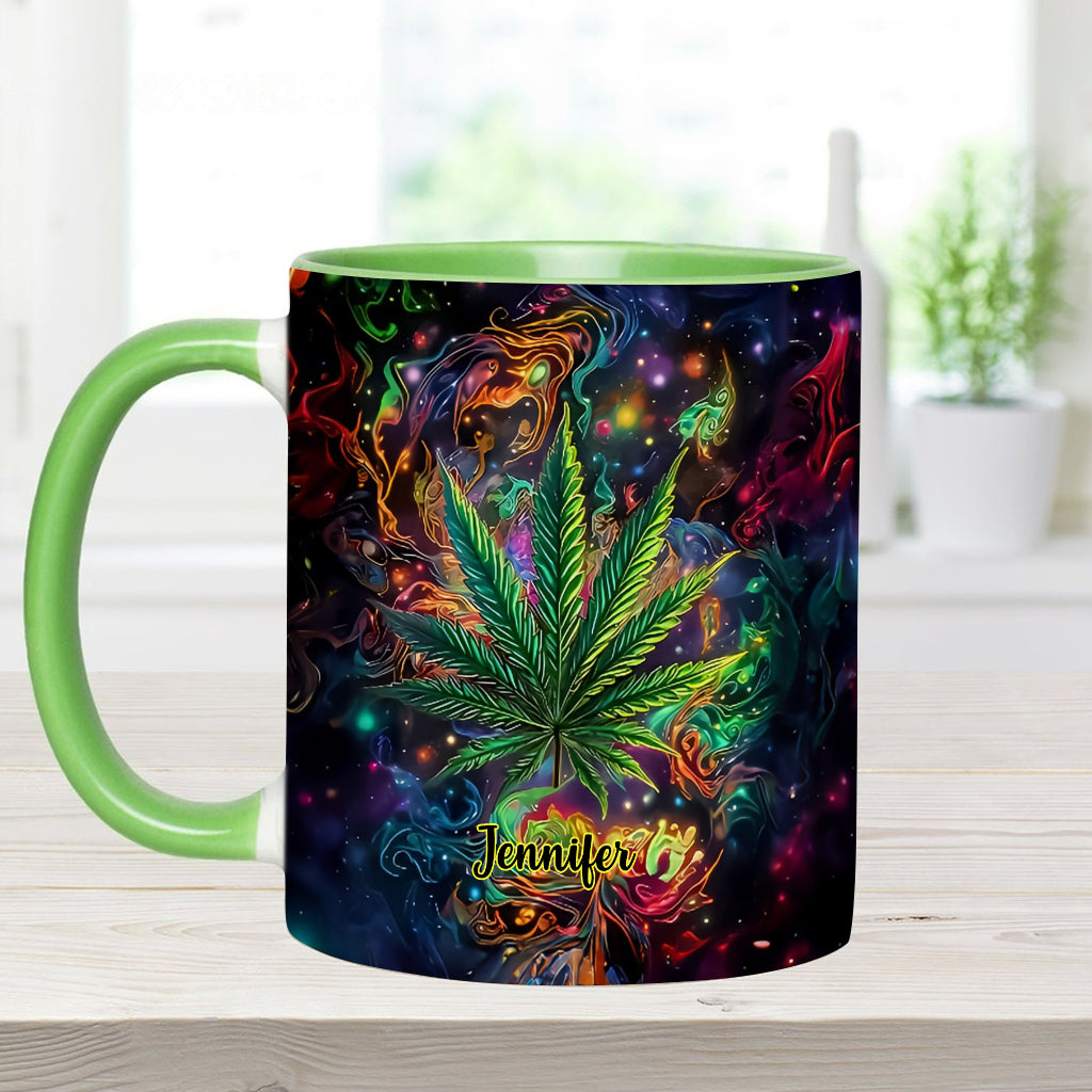 Stoner Chick - Personalized Weed Accent Mug