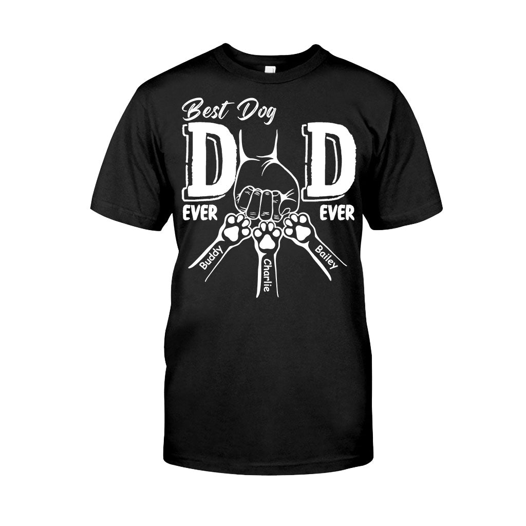 Der beste Hundepapa aller Zeiten – personalisiertes Hunde-T-Shirt und Hoodie