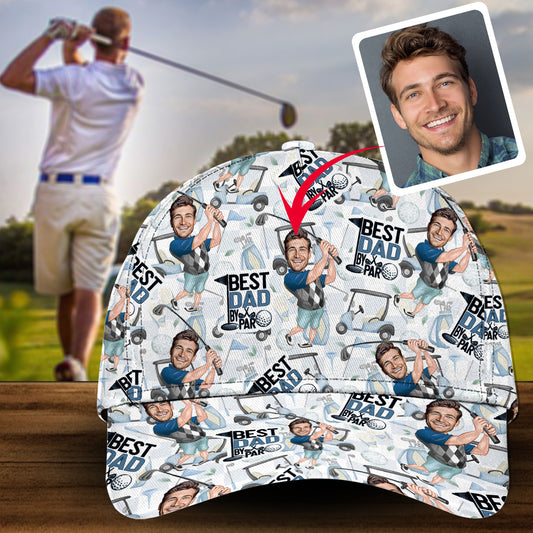 Geschenk für Golf-Papa, Onkel, Ehemann... - Personalisierte Golf Classic Cap