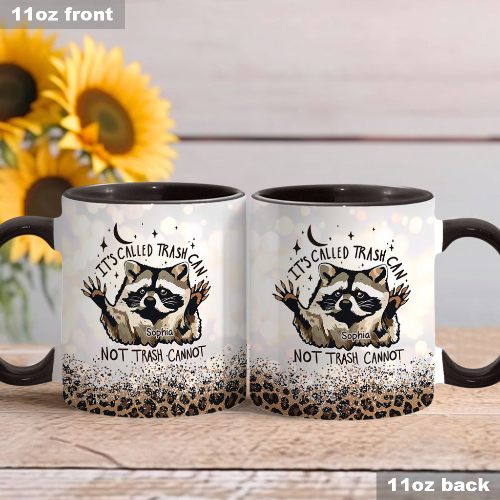 Trash Cannot - Personalized Raccoon Accent Mug