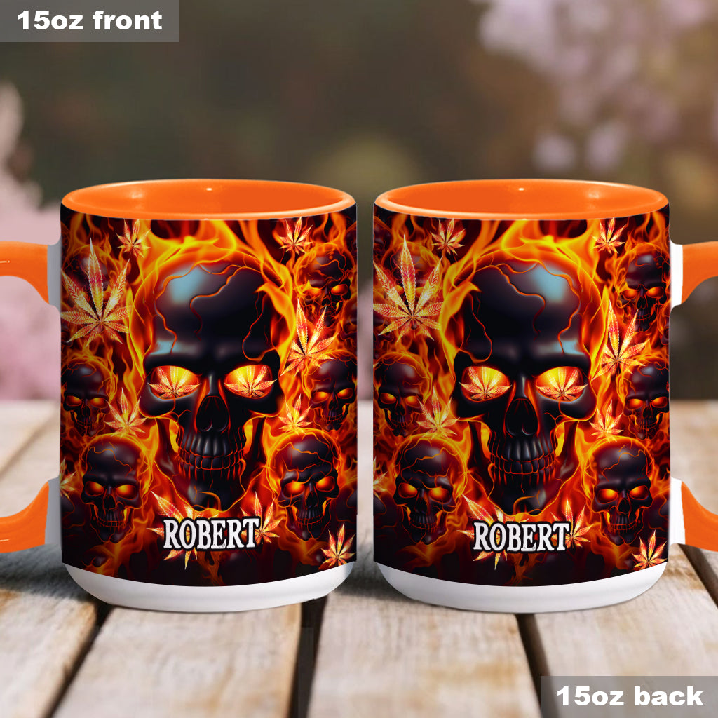 Free Your Mind - Personalized Weed Accent Mug