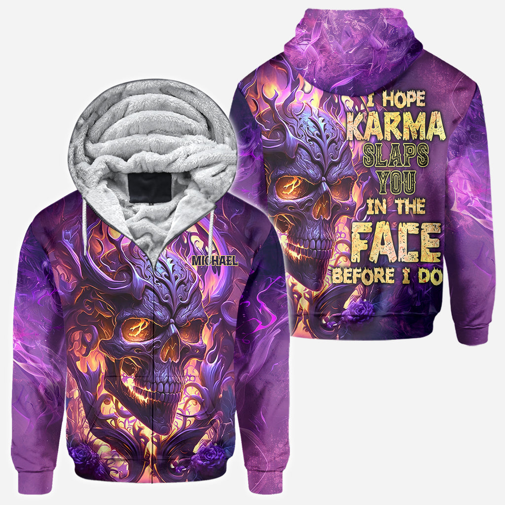 Bevor ich es tue – Personalisiertes Totenkopf-Shirt