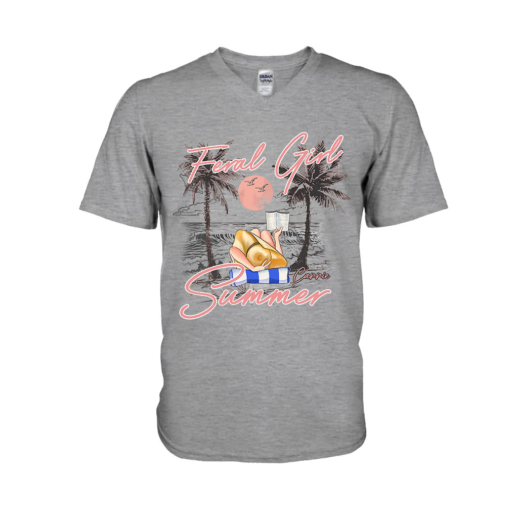 Feral Girl – Personalisiertes T-Shirt und Hoodie für Meeresliebhaberinnen