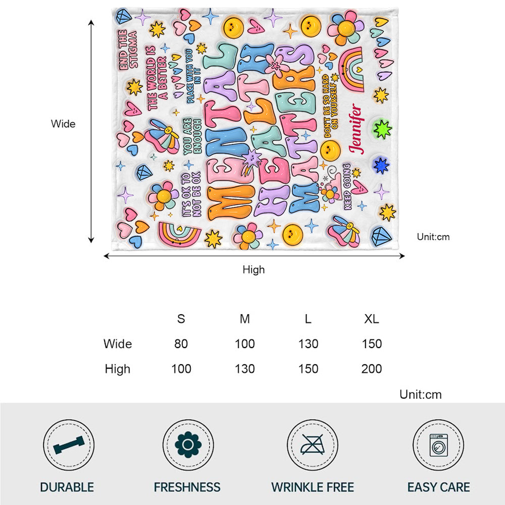 Psychische Gesundheit zählt – Personalisierte Decke zur Sensibilisierung für psychische Gesundheit