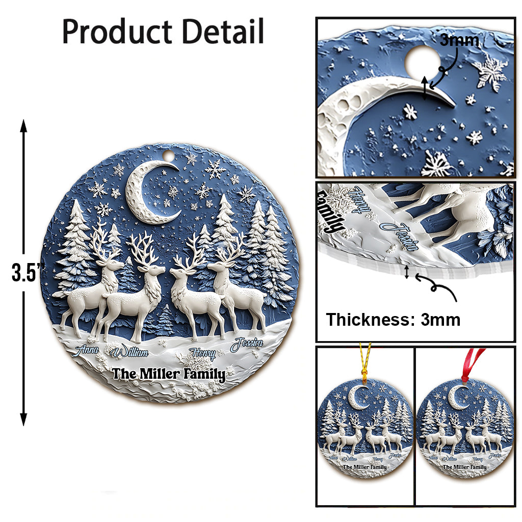 Schöne Nacht, stille Nacht – personalisierter Familienschmuck