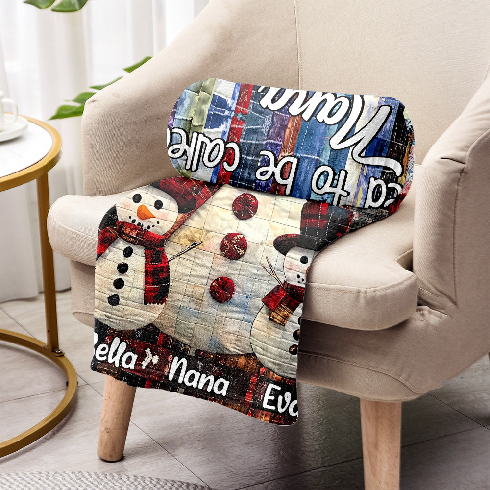 Blessed to Be Called - Personalized Grandma Blanket