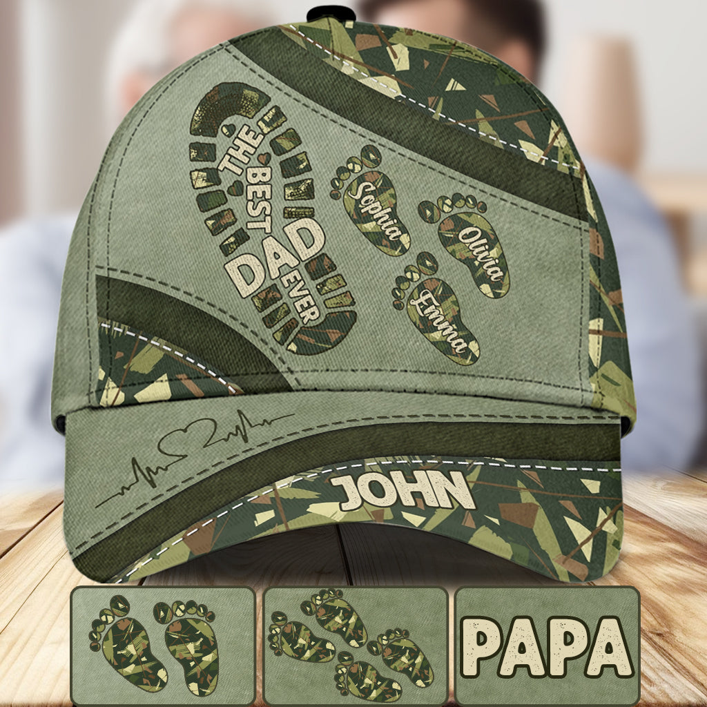 Der beste Papa/Opa aller Zeiten – Personalisierte klassische Vaterkappe