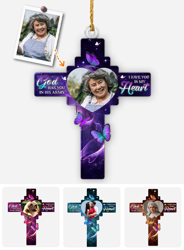 Für immer in unseren Herzen – Personalisierter Gedenk-Autoanhänger