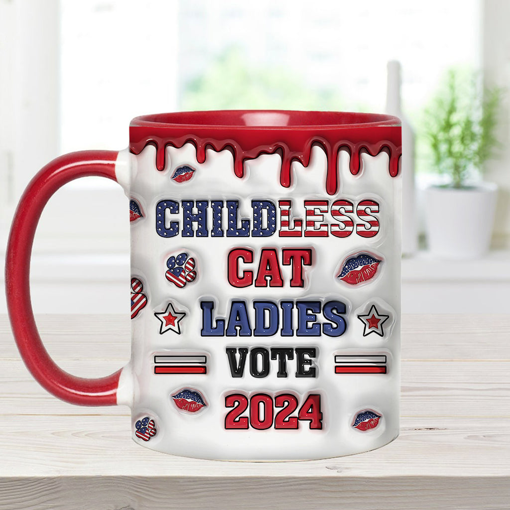 Childless Cat Ladies - Personalized Cat Accent Mug