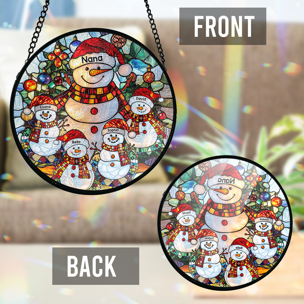 Gesegnet, Oma genannt zu werden – Personalisierter Oma-Glas-Sonnenfänger