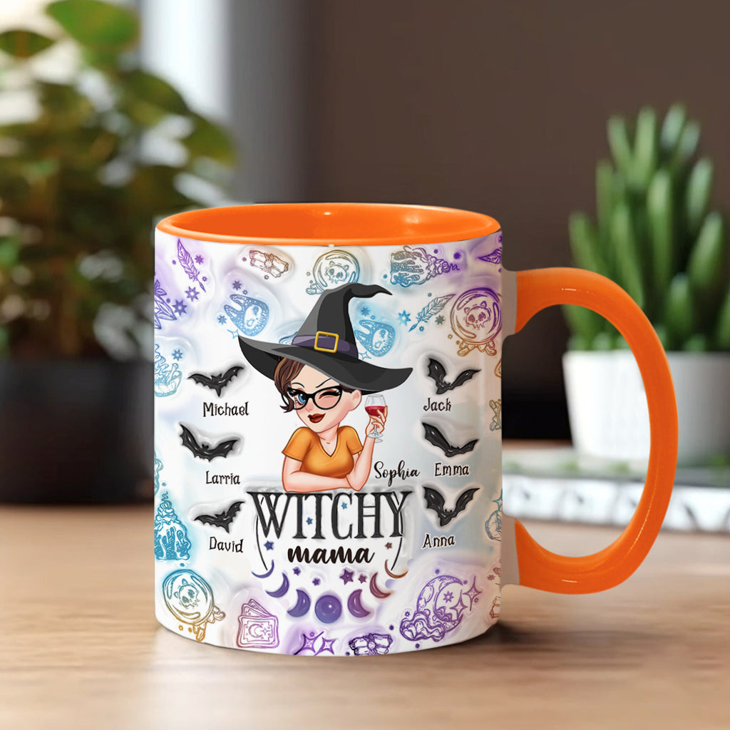 Witchy Mama Grandma - Personalized Witch Accent Mug