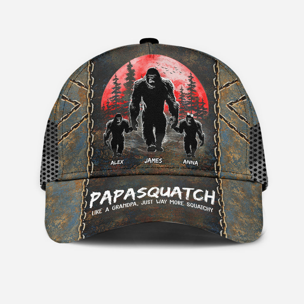 Grandpasquatch - Personalized Father Classic Cap