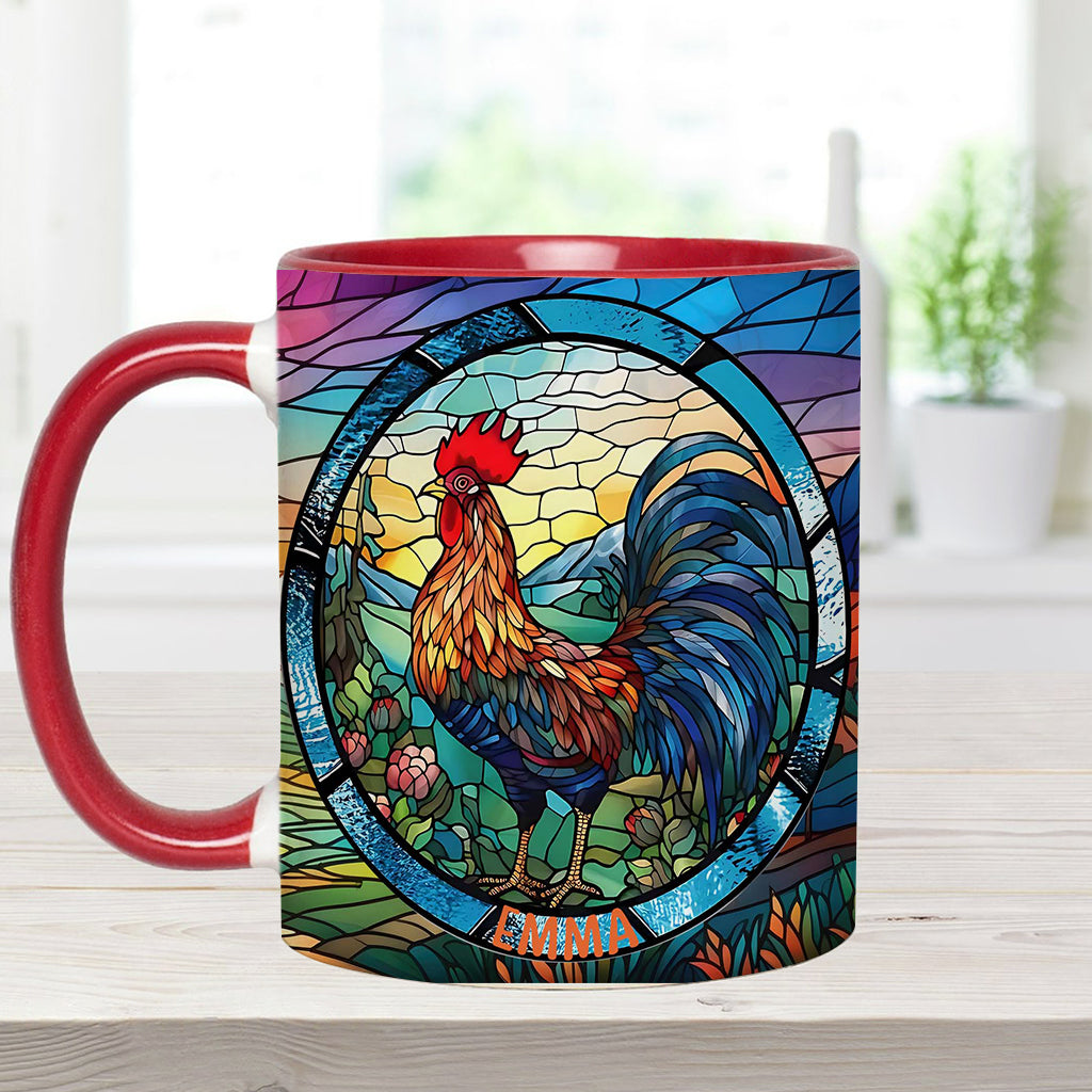 Love Chicken - Personalized Chicken Accent Mug