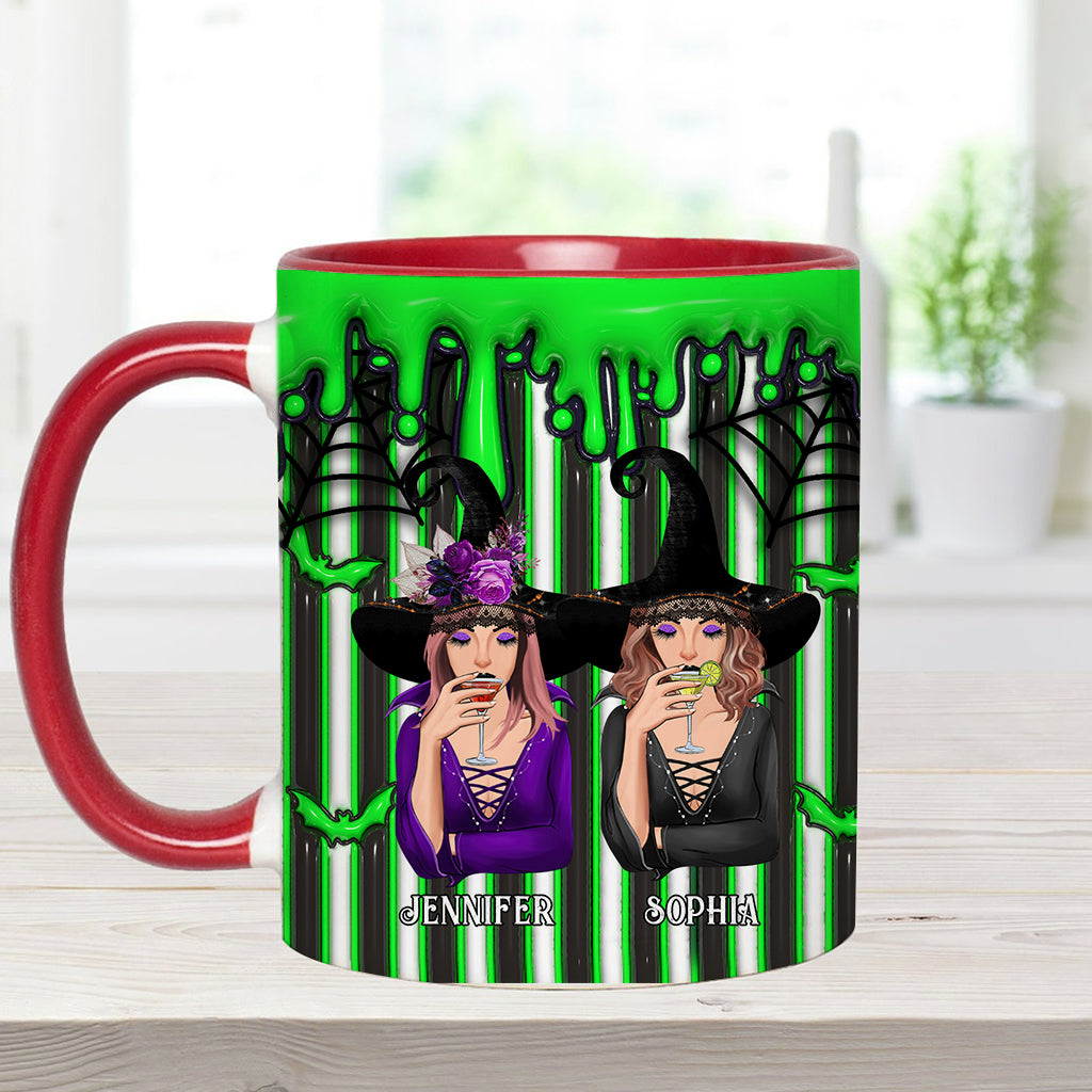Wir sind seltsam und ungewöhnlich – personalisierte Tasse mit dem Aufdruck „Beste Freundin“.