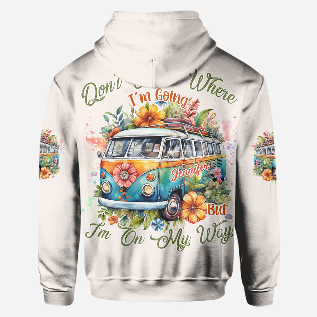 Unterwegs – Personalisiertes Hippie-Shirt