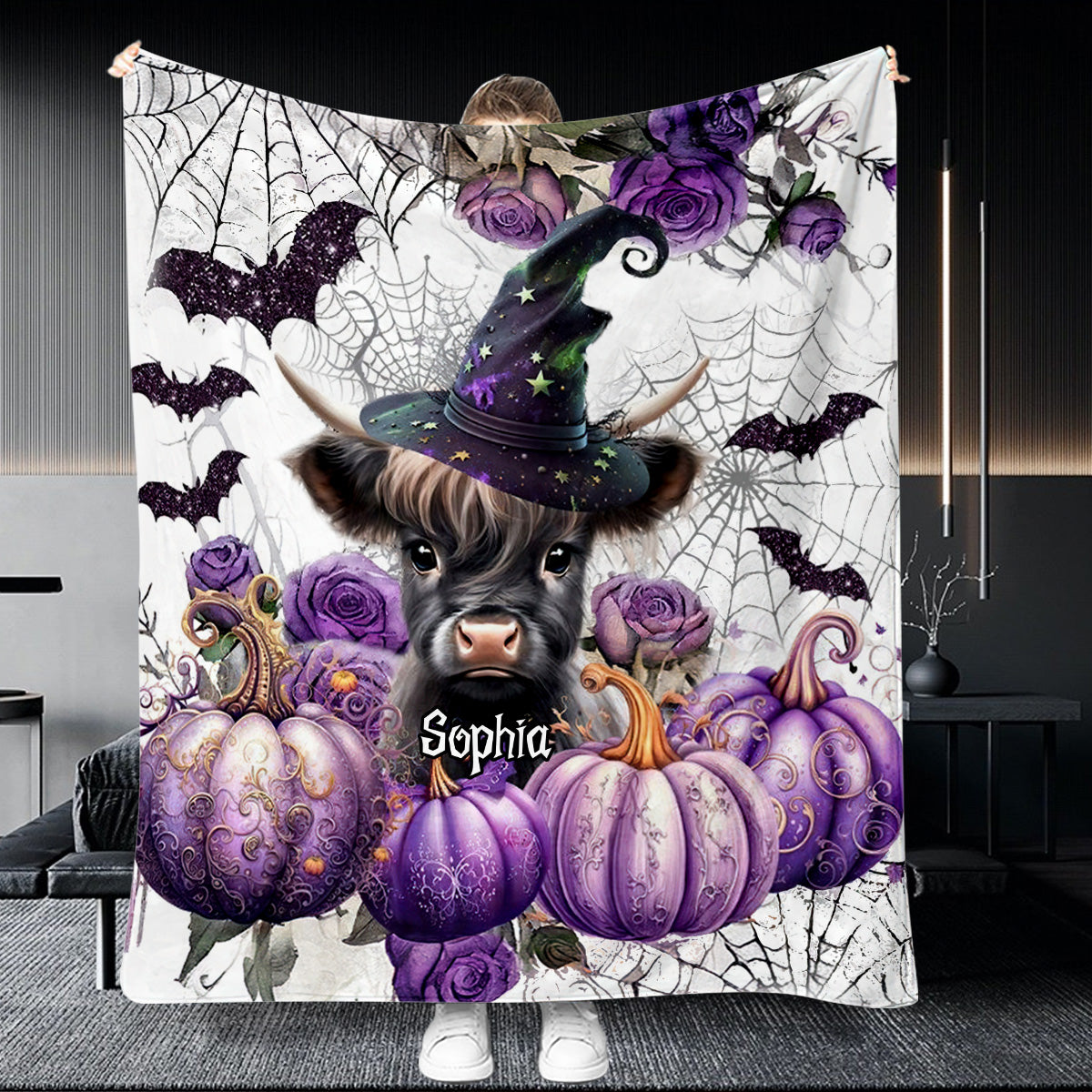 A Little Witch - Personalized Blanket