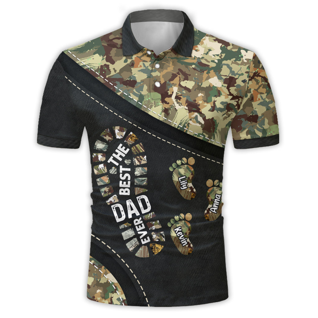 Best Dad Ever - Personalized Father Polo Shirt