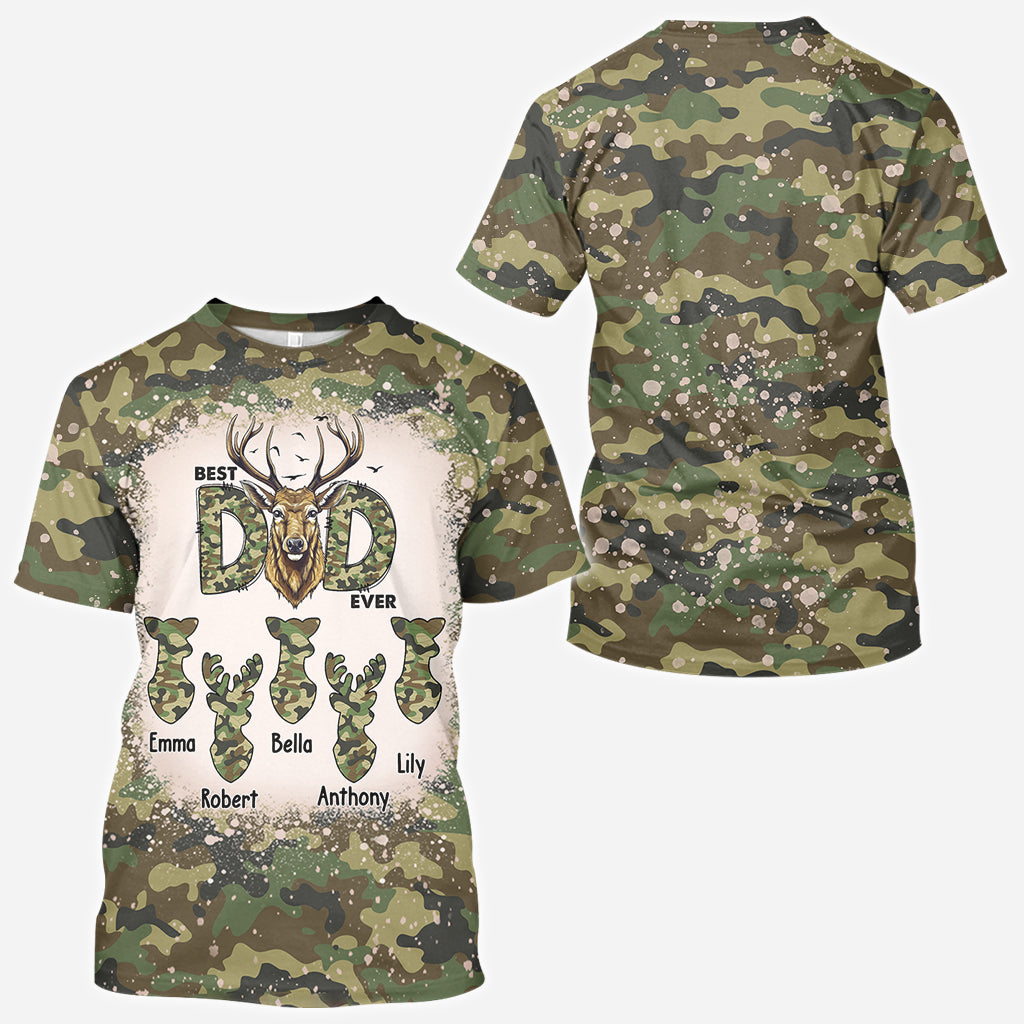 Bester Jagd-Papa – Personalisiertes Vater-Shirt