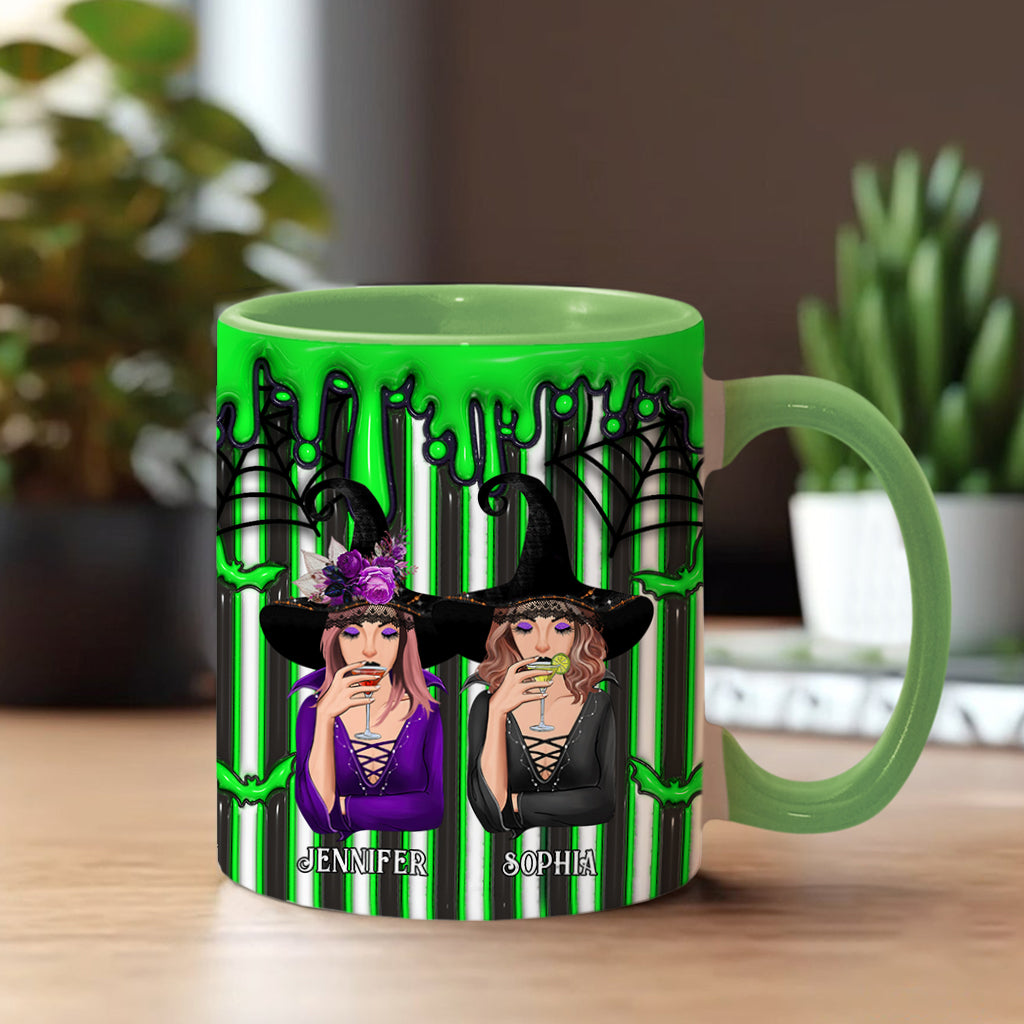 Wir sind seltsam und ungewöhnlich – personalisierte Tasse mit dem Aufdruck „Beste Freundin“.