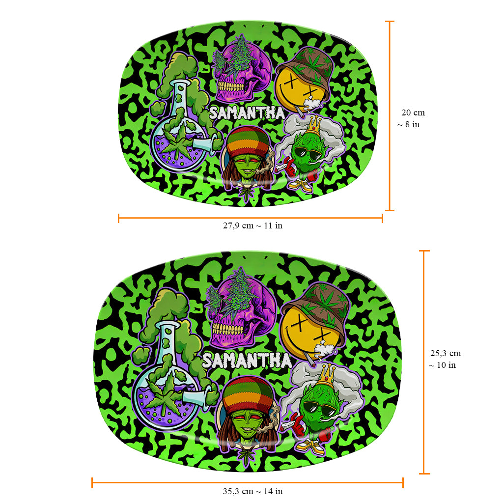 Keep One Rolled 420 - Personalized Weed Plate