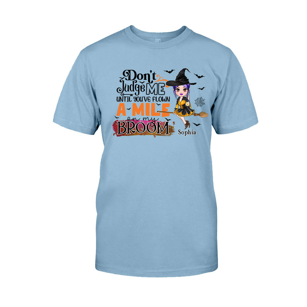 Don't Judge Me - Personalized Witch T-shirt And Hoodie