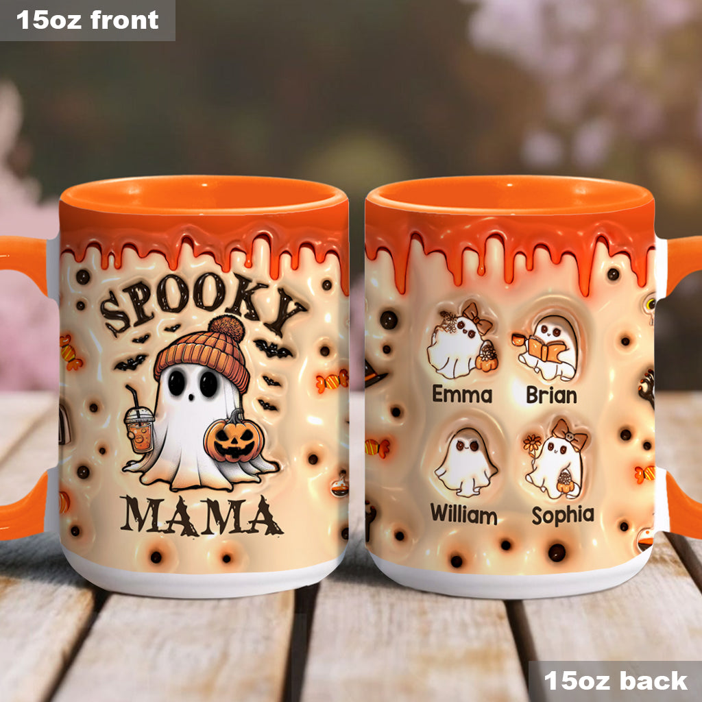 Halloween Boo Jee Mama - Personalisierte Tasse mit Muttermotiv