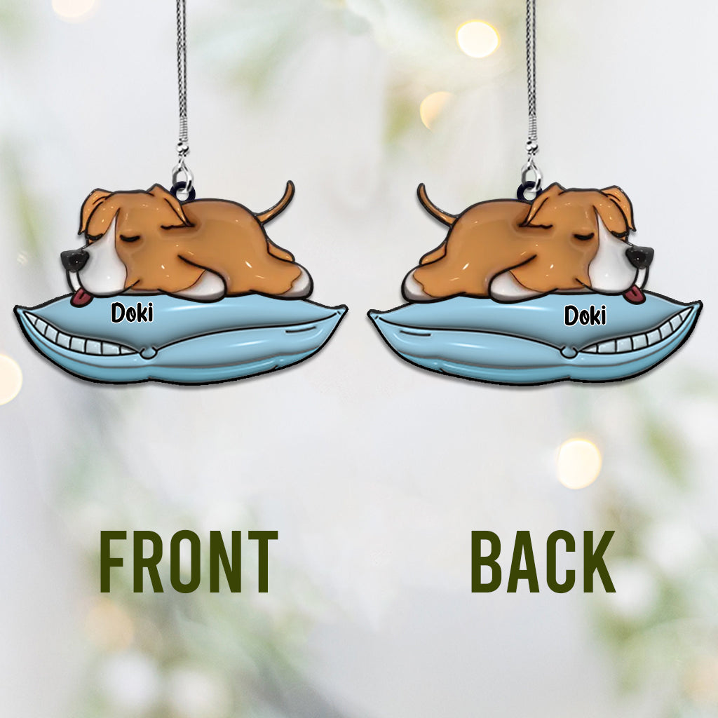 Ich liebe meine Hunde – Personalisierter Autoanhänger mit Hundemotiv