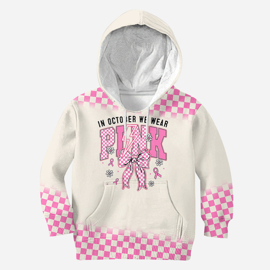 Im Oktober tragen wir Pink – personalisiertes T-Shirt zur Sensibilisierung für Brustkrebs