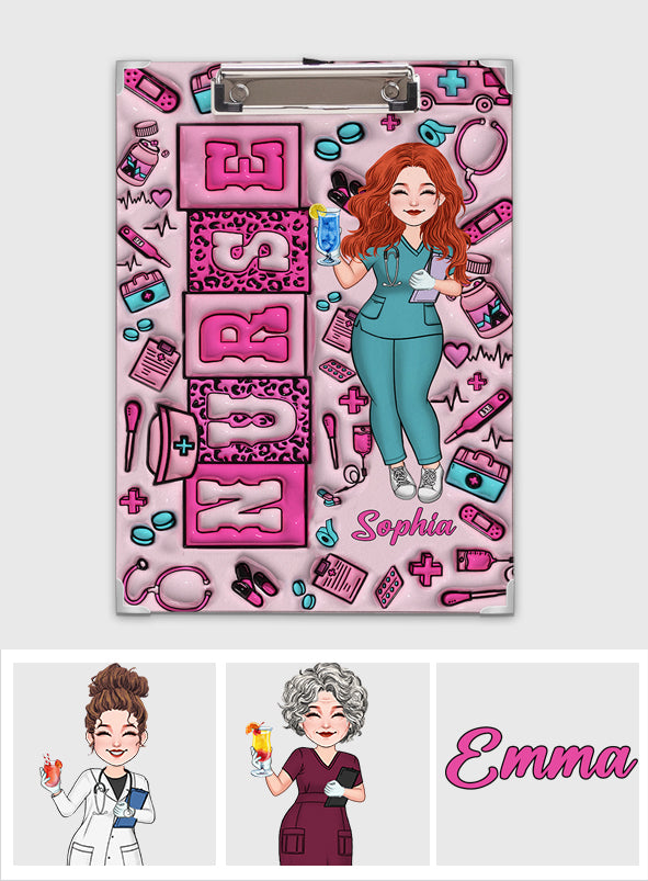 Nurse Life - Personalized Nurse Clipboard