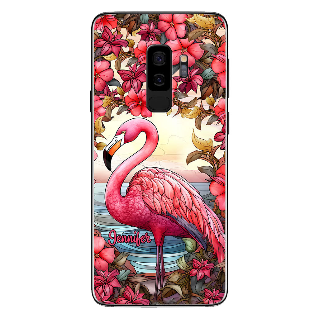 Flamingos lieben – Personalisierte Flamingo-Handyhülle
