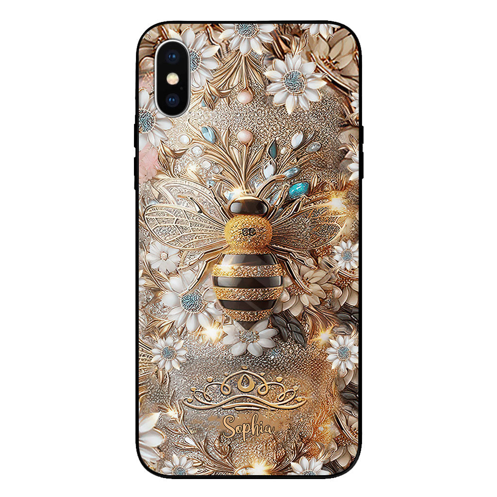 Queen Bee - Personalized Bee Clear Phone Case