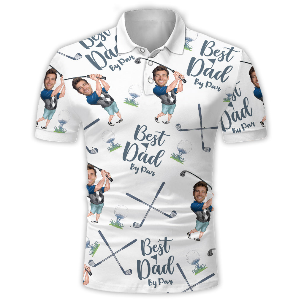Bester Papa/Oma/Großvater... von Par - Personalisiertes Golf-Poloshirt