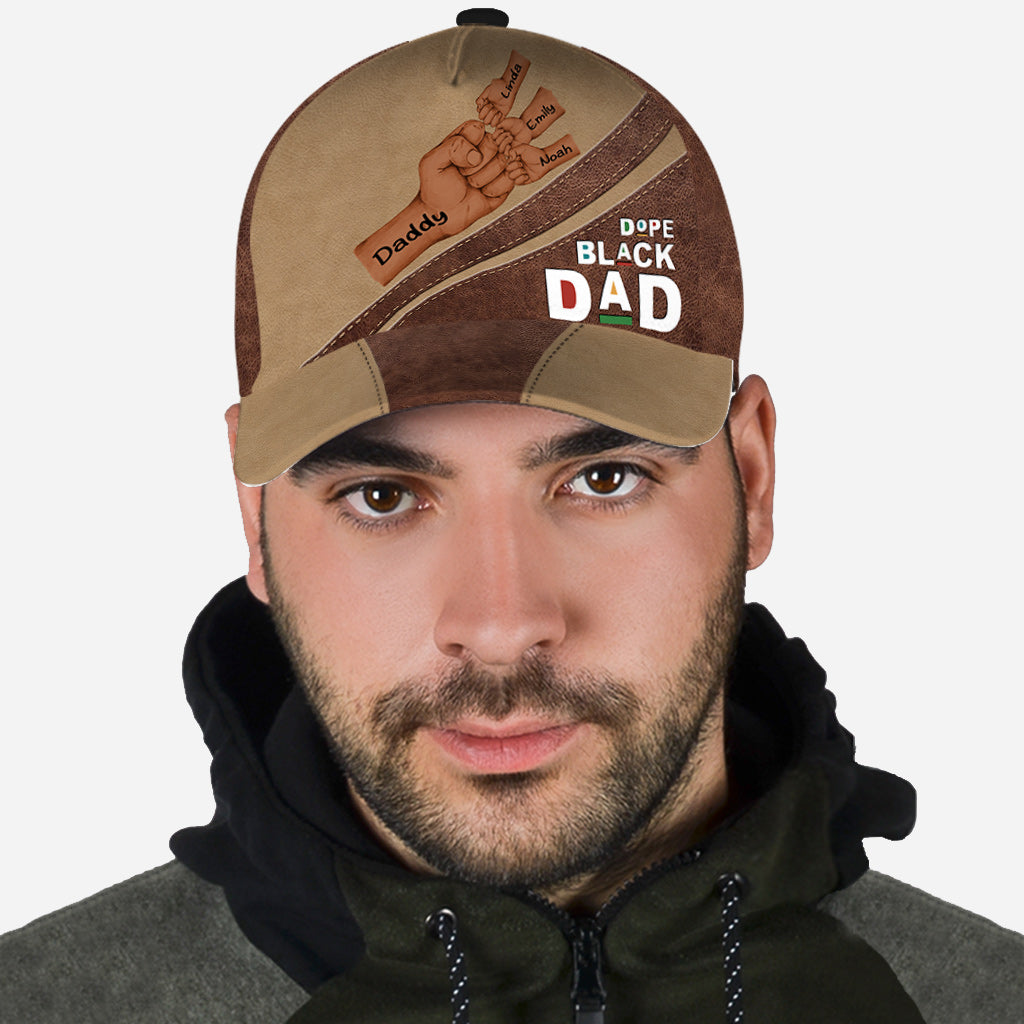 Coolster Papa – Personalisierte klassische Kappe für Afroamerikaner