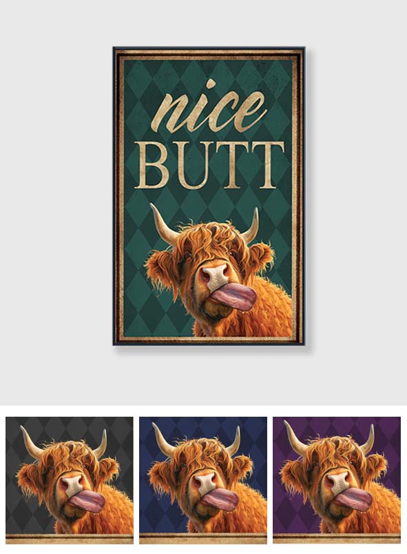 Nice Butt - Personalized Canvas And Poster