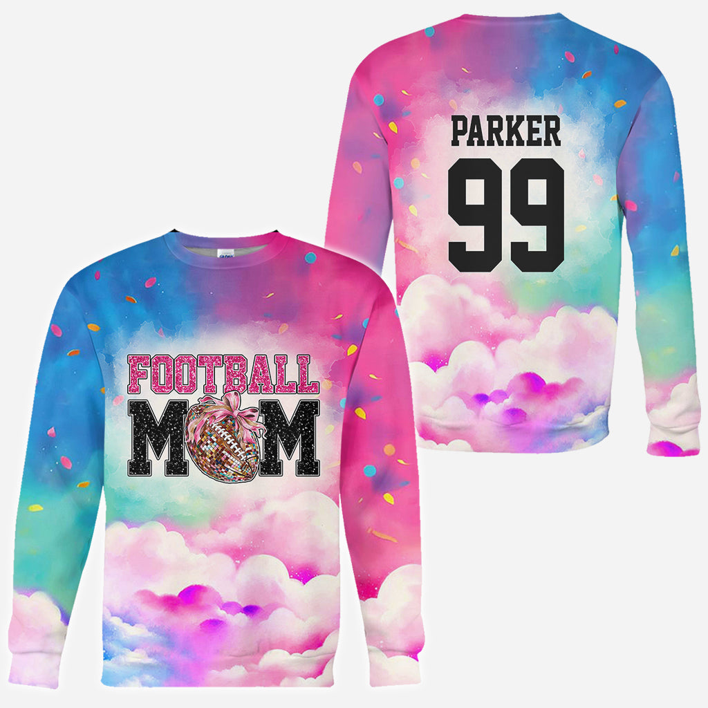 Fußballmama – Personalisiertes T-Shirt mit Fußballmotiv