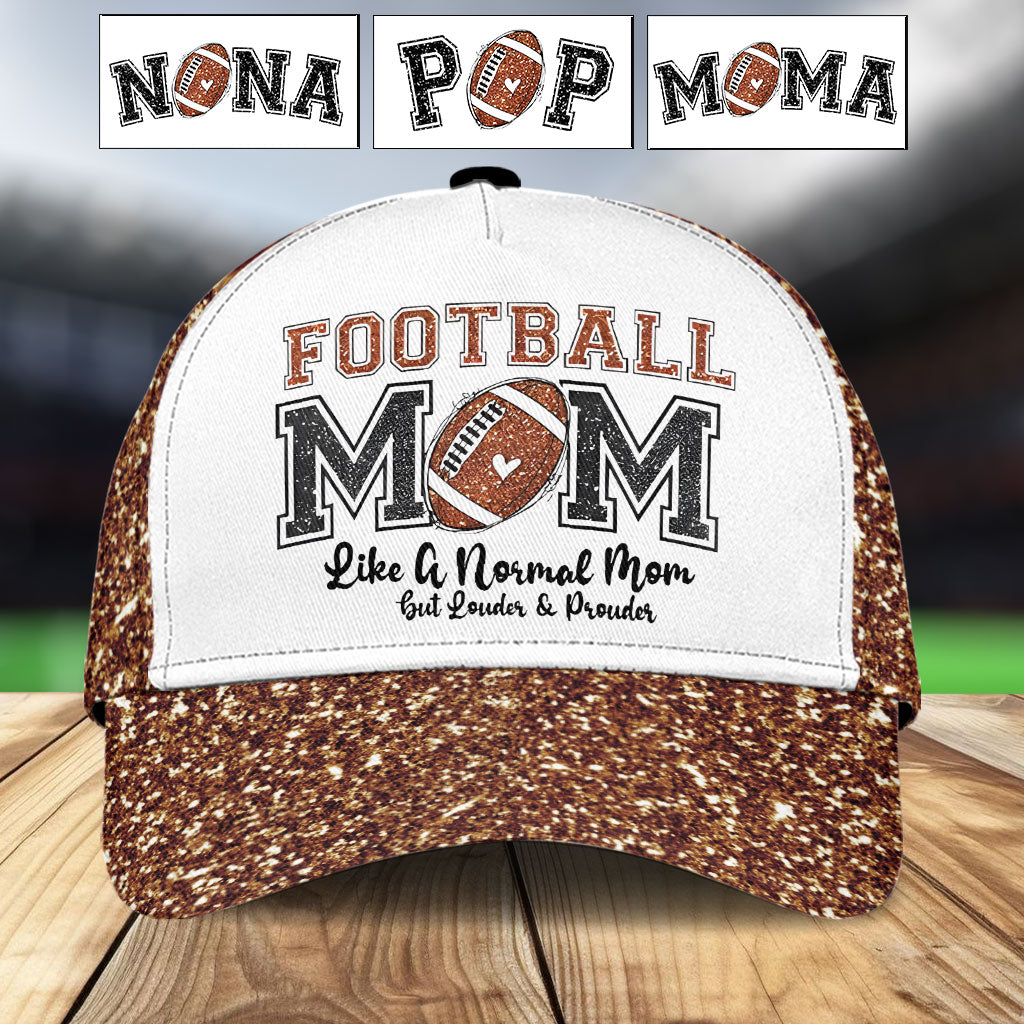 Football Mom – Personalisierte klassische Football-Kappe