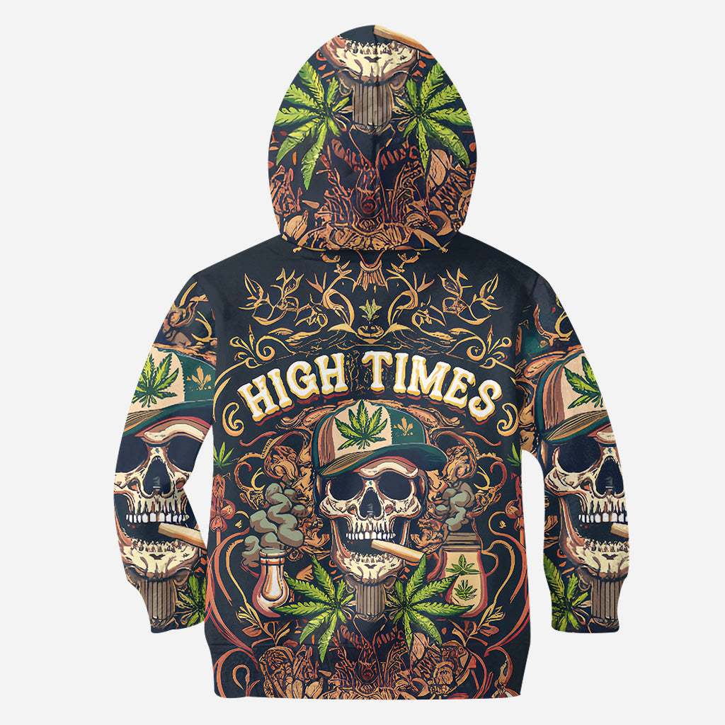 High Times Skull 420 - Personalized Weed All Over Shirt