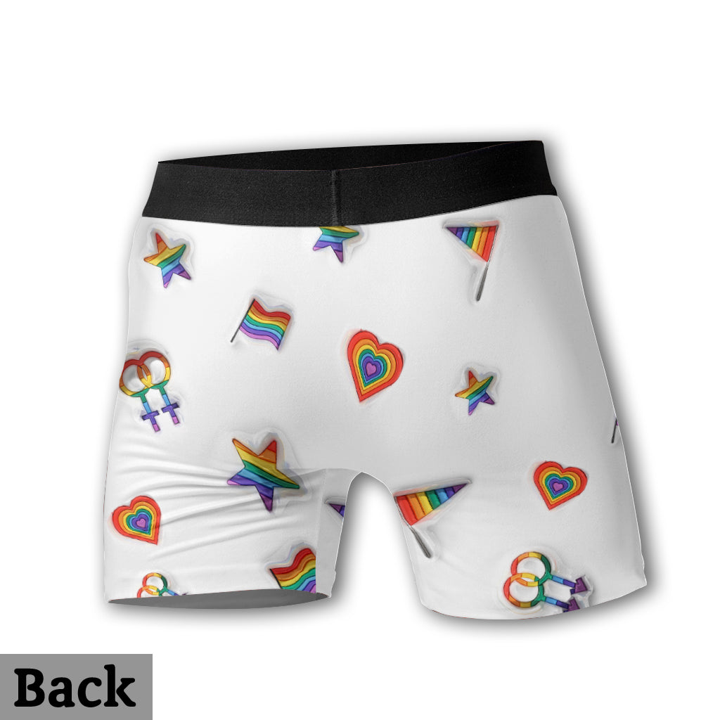 To Do List - Personalized LGBT Support Men’s Boxer Briefs